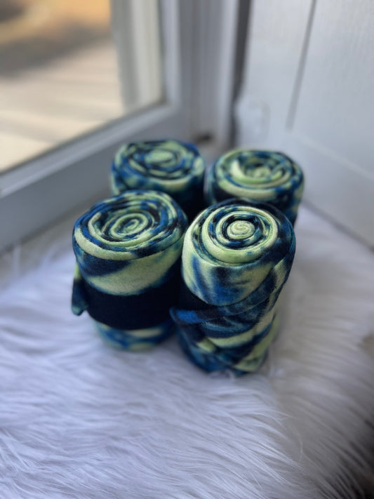 Blue and Green Tie Dye
